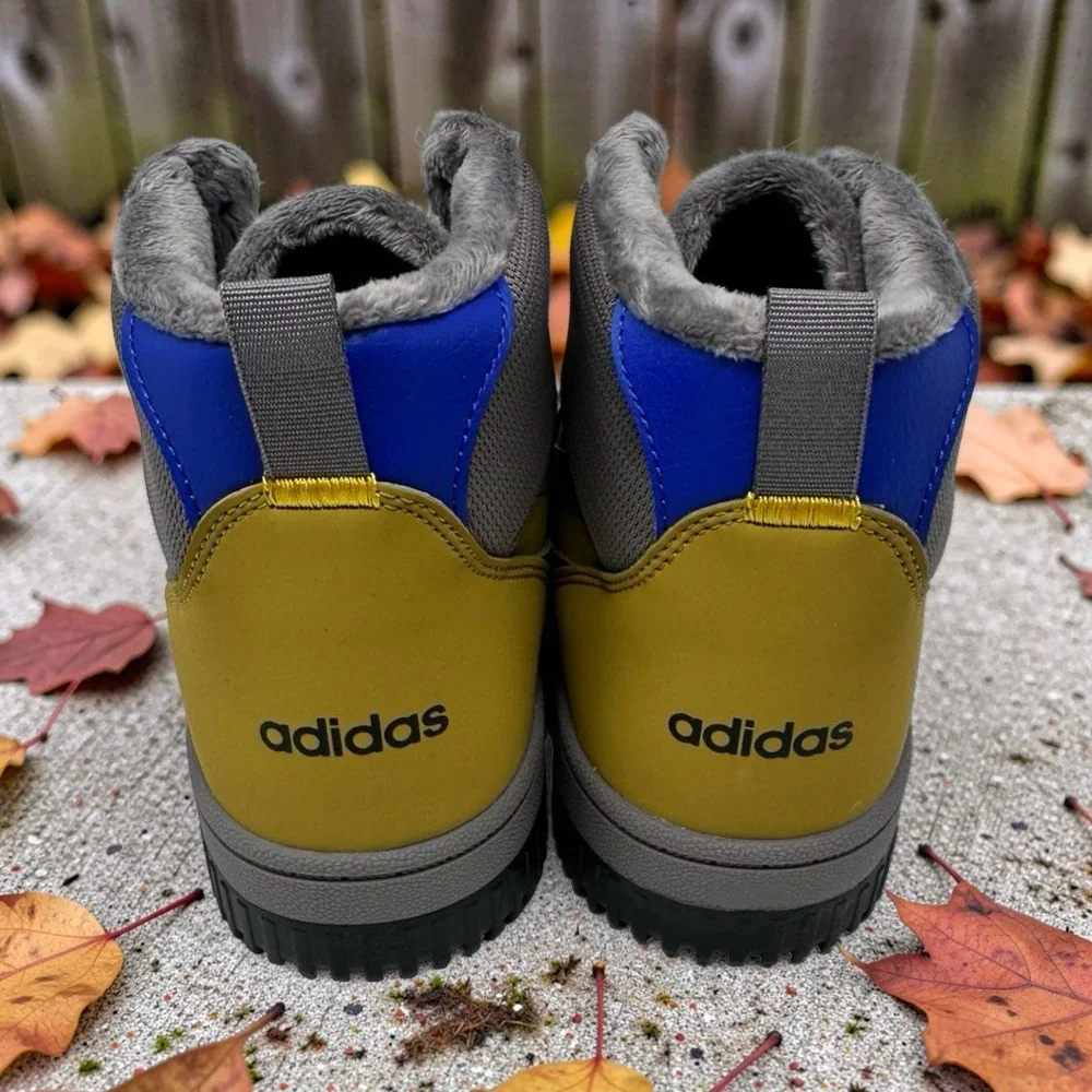 adidas Break Start Mid Winterized Mesa Royal Blue Mens Size 10 JP7513 NIB